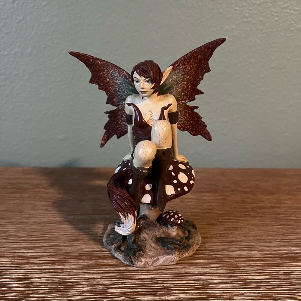 Amy Brown Signature Series "Foxy Fae" Goth Fairy Figurine Retired 2006